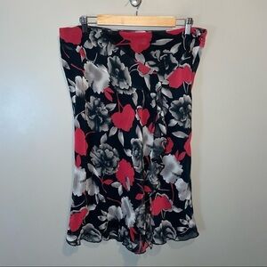 Sag Harbor Floral Midi Skirt